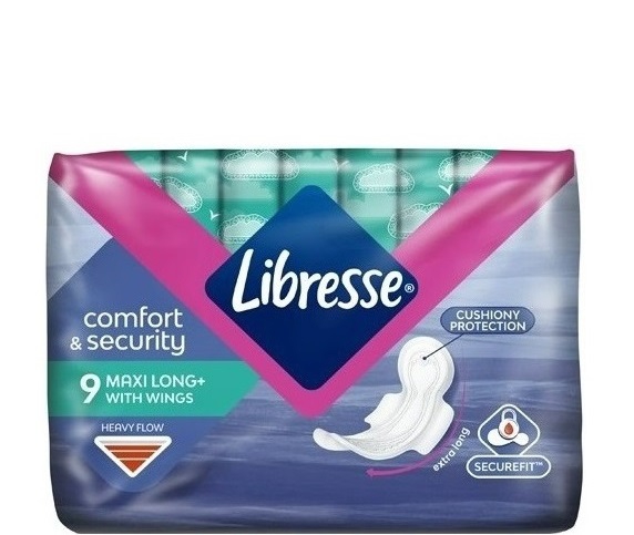 Libresse Maxi Long+ ჰიგიენური საფენი 5 წვეთიანი