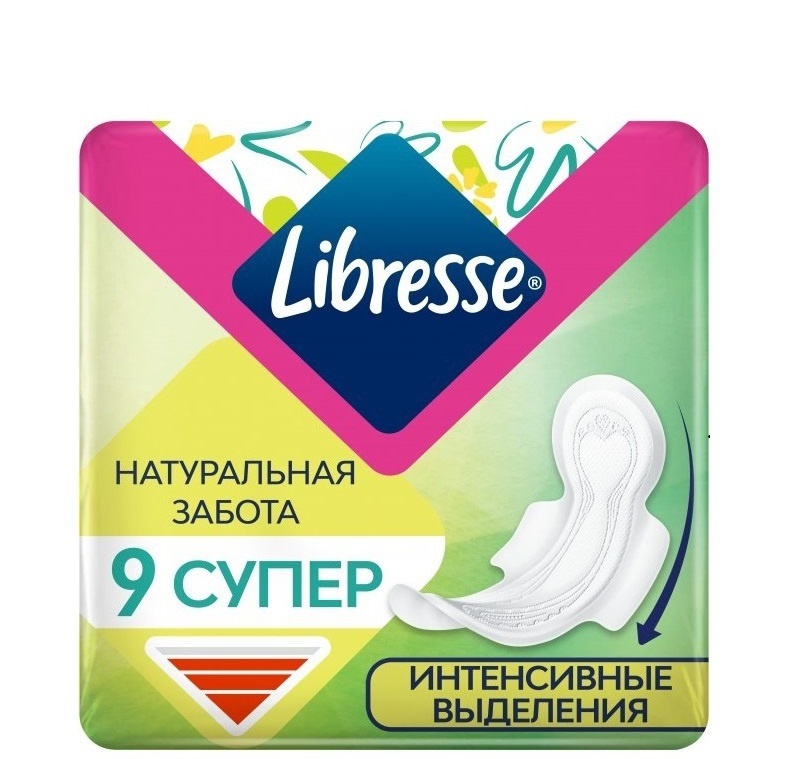 Libresse Natural Care Super ჰიგიენური საფენი 5 წვეთიანი
