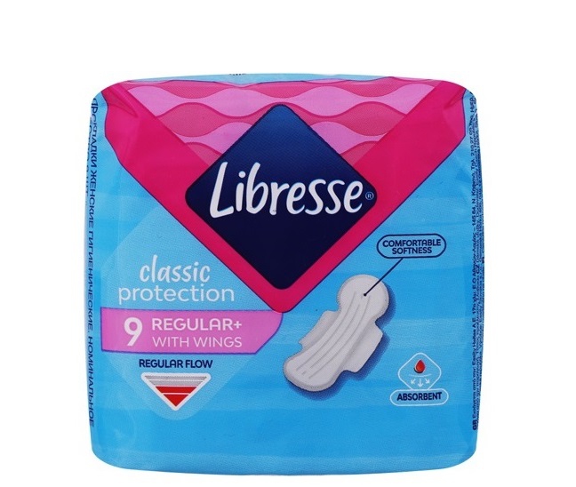 Libresse Regular+ ჰიგიენური საფენი 4 წვეთიანი