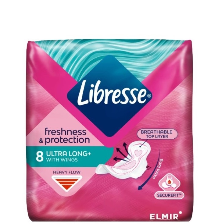 Libresse Ultra Long ჰიგიენური საფენი 5 წვეთიანი