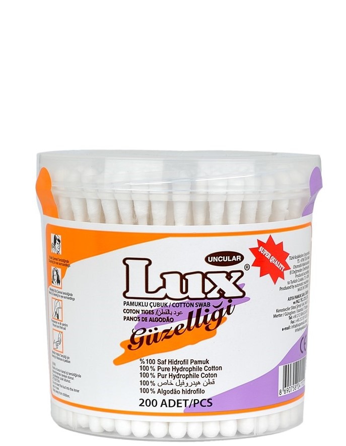 Lux ყურის ჩხირი, 200 ცალი