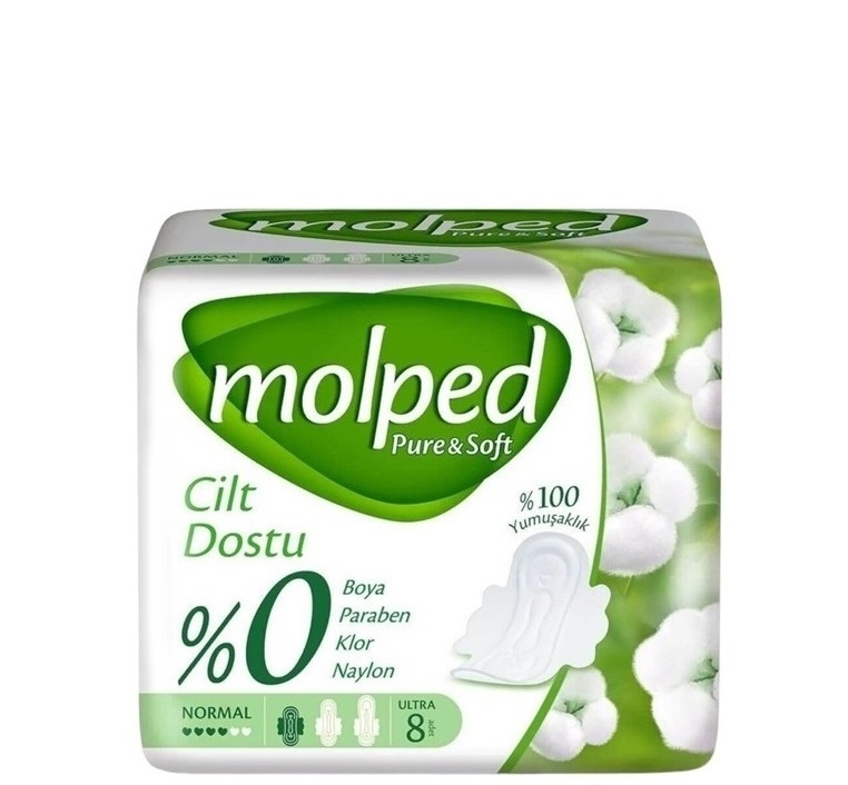 Molped ჰიგიენური საფენი Pure & Soft 4 წვეთიანი