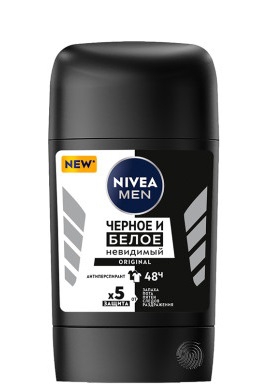 Nivea Black & White Invisible Original Men დეოდორანტი