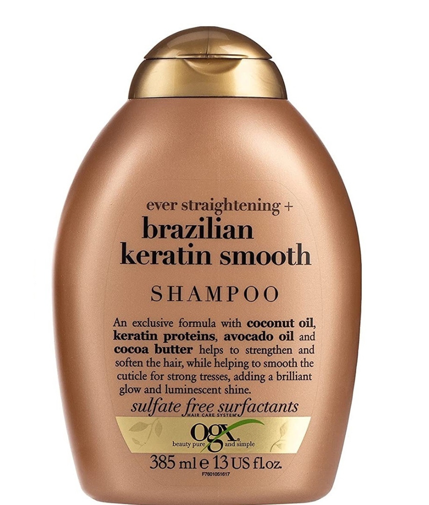 OGX Brazilian Keratin Smooth შამპუნი 385 მლ