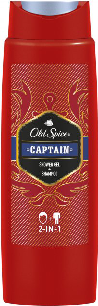 Old Spice Captain 2-1 კაცის შხაპ-გელი 250 მლ