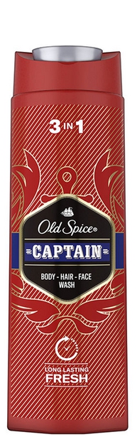 Old Spice Captain 3-1 შხაპ-გელი 400 მლ