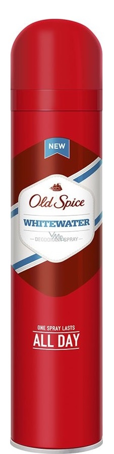Old Spice WhiteWater კაცის სპრეი დეოდორანტი
