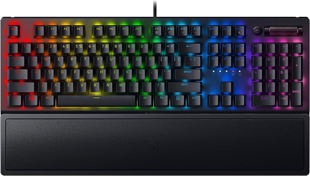 Razer BlackWidow V3 Yellow Switch Gaming Keyboard Black