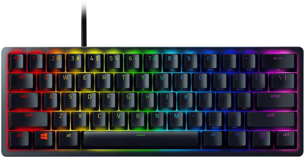 Razer Huntsman Mini Purple Switch Gaming Keyboard EN Black