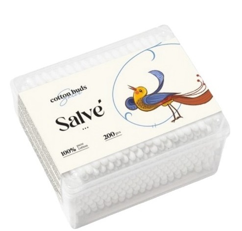 Salve ბამბის ჩხირები, 200 ცალი