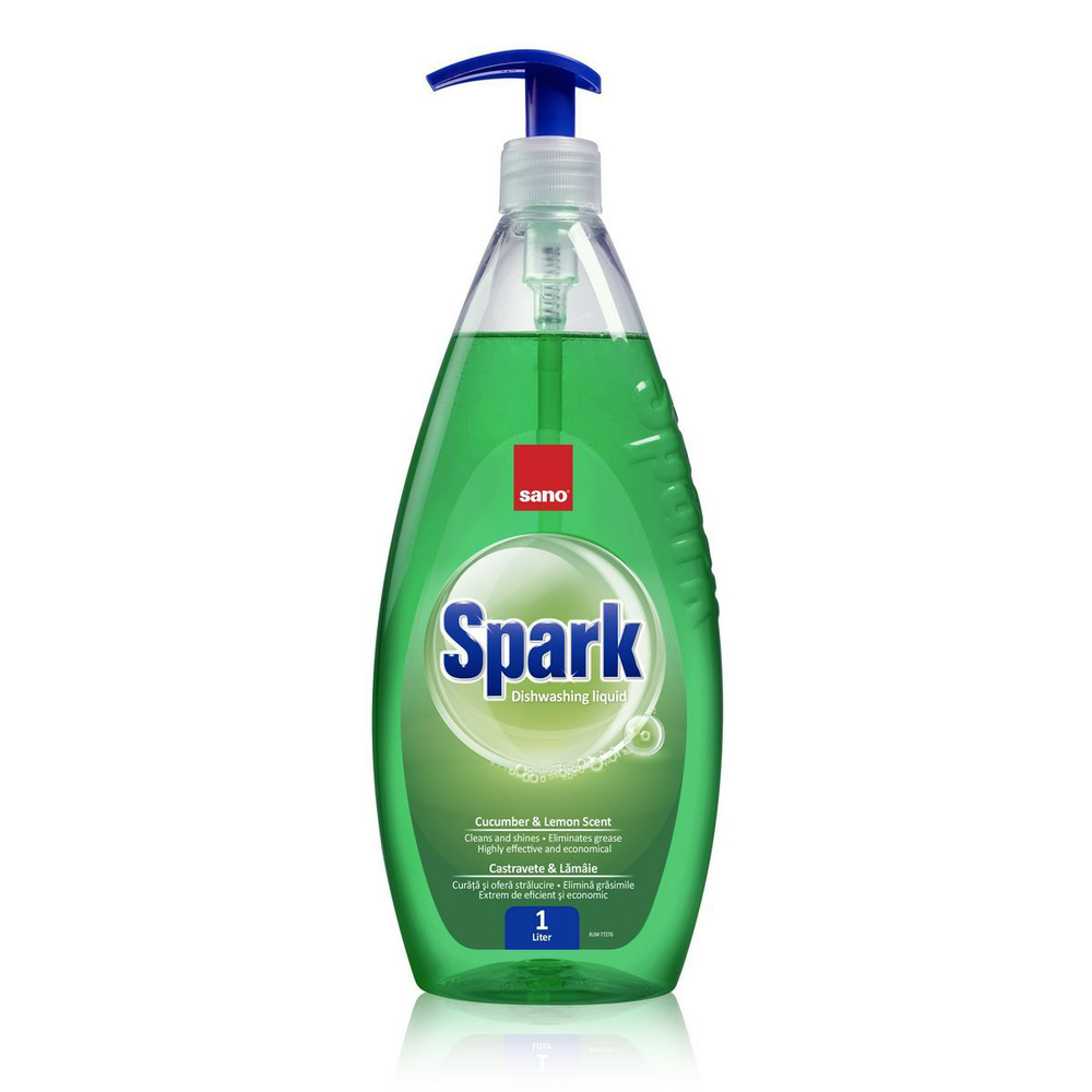 Spark, ჭურჭლის სარეცხი სითხე, კიტრი, 1 ლ.