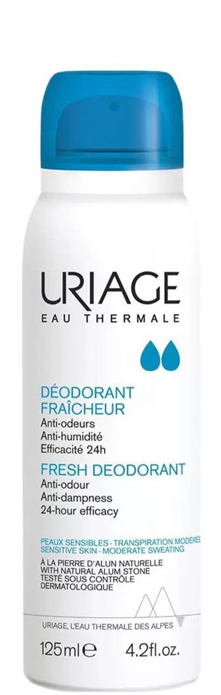 Uriage Fresh 24h დეოდორანტი 125 მლ