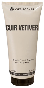 Yves Rocher Cuir Vetiver Men შხაპ-გელი 200 მლ