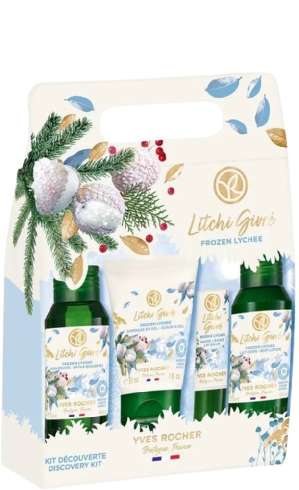 Yves Rocher Frozen Lychee თავის მოვლის ნაკრები