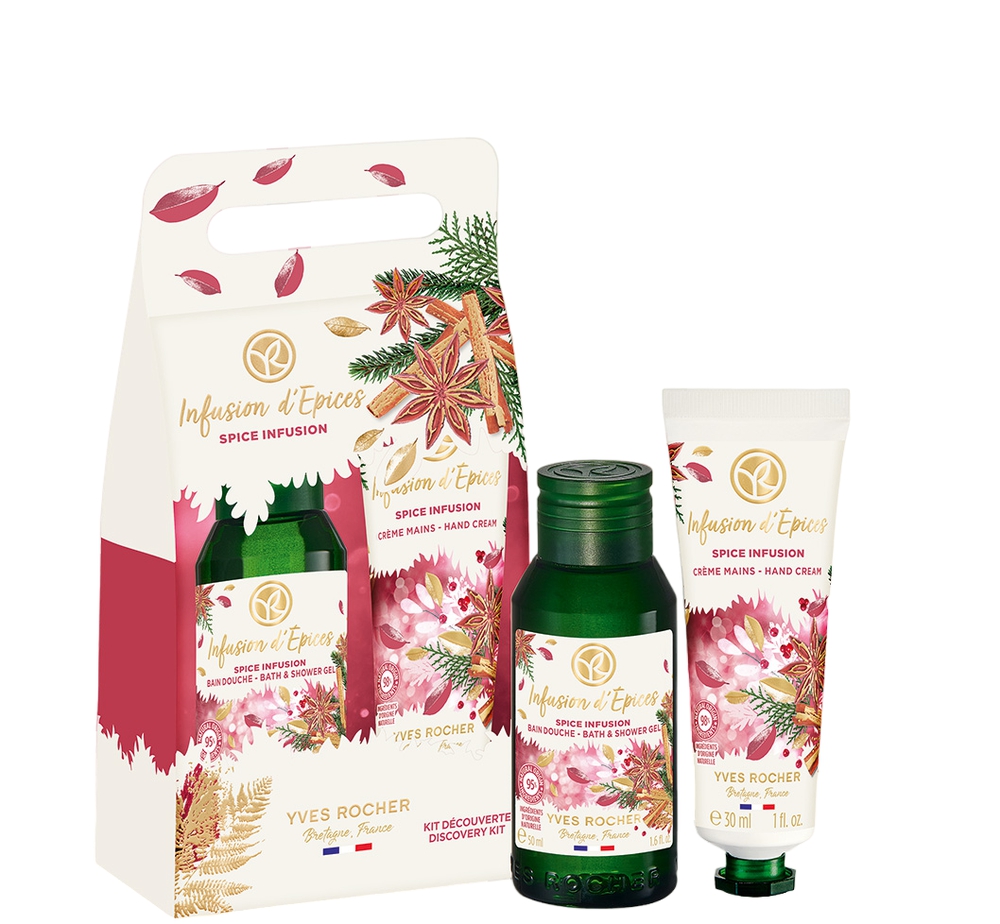 Yves Rocher Spice Infusion სხეულის მოვლის ნაკრები