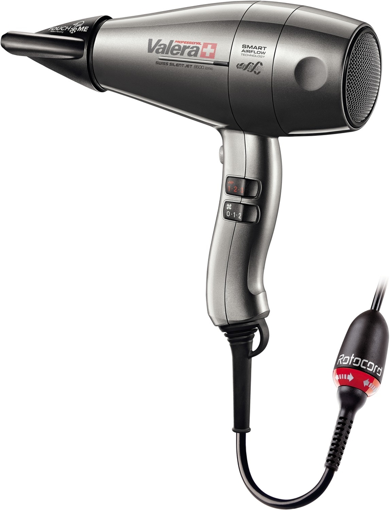 ფენი Valera Swiss Silent Jet 8600 Ionic Rotocord Hair Dryer Gray