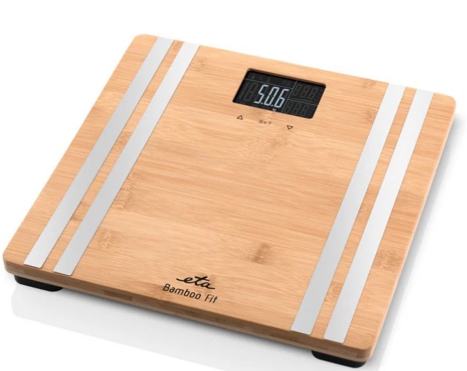 სასწორი ETA 177990000 Bamboo Fit Bathroom Scale Brown