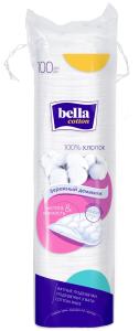 Bella კოსმეტიკური ბამბის დისკები, 100 ცალი