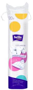 Bella კოსმეტიკური ბამბის დისკები, 120 ცალი