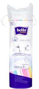 Bella კოსმეტიკური ბამბის დისკები, 80 ცალი