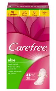 Carefree Aloe ყოველდღიური ჰიგიენური საფენი