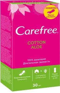 Carefree ყოველდღიური ჰიგიენური საფენი Aloe