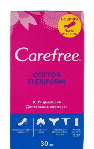 Carefree ყოველდღიური ჰიგიენური საფენი Flexiform