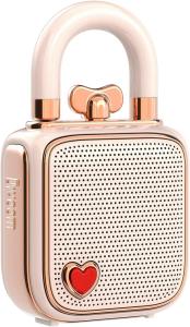 Divoom LoveLock Mini Bluetooth Speaker Pink