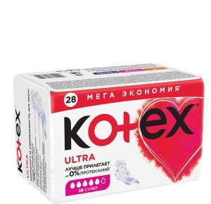 Kotex Super ყოველდღიური ჰიგიენური საფენი, 5 წვეთიანი