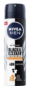 Nivea Black & White Invisible Extra Men დეოდორანტი