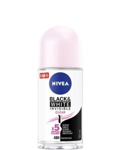 Nivea Black & White Invisible Transparent დეოდორანტი