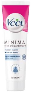 Veet Minima დეპილაციის კრემი მგრძნობიარე კანისთვის