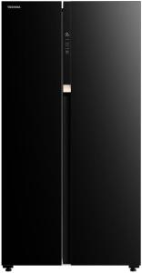 მაცივარი Toshiba GR-RS780WI-PGY(22) Refrigerator Black