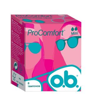 o.b. ProComfort Mini ტამპონი 2 წვეთიანი