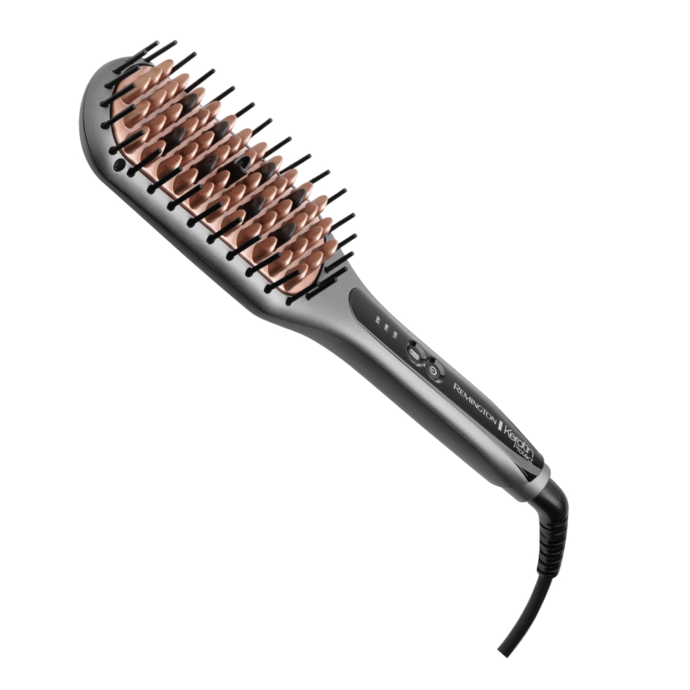 თმის უთო Remington CB7480 Keratin Protect Straight Brush Gray