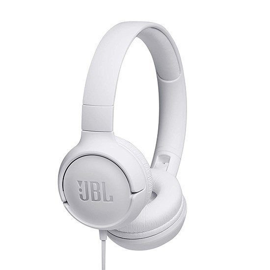 JBL Tune T500 OnEar Headphones white