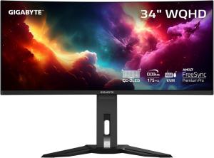 Gigabyte MO34WQC 34" QD-OLED Gaming Monitor Black