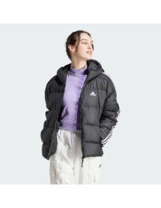 ქურთუკი Adidas - Essentials 3-Stripes Mid Down Hooded Jacket