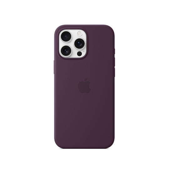 Apple iPhone 16 Pro Max Silicone Case with MagSafe MYYW3ZMA Plum