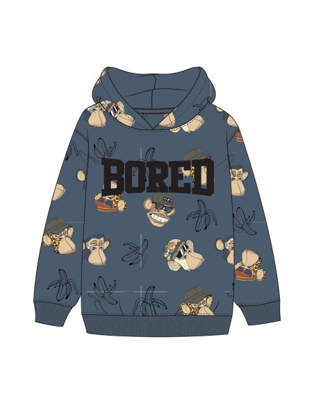 ბავშვის ჯემპრი/ჟაკეტი NAME IT - NKMADONIS BOREDOFD NREG SWEAT WH BRU SKY