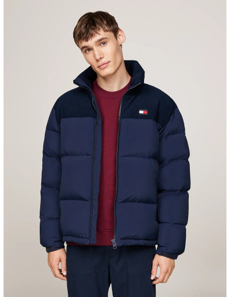 კაცის ქურთუკი Tommy Jeans - TJM CORD MIX ALASKA PUFFER