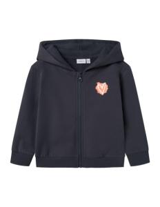 ბავშვის ჯემპრი/ჟაკეტი NAME IT - NMFNONNA NREG SWEAT CARD WH BRU