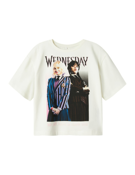 მაისური NAME IT - NKFADMA WEDNESDAY SS RLX TOP BOX SKY