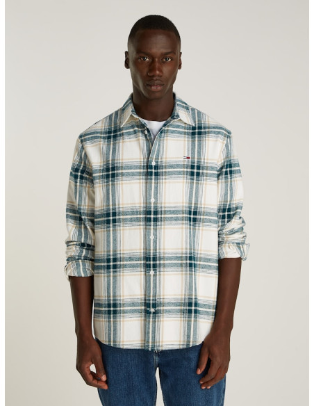 პერანგი Tommy Jeans - TJM REG CHECK FLANNEL SHIRT EXT