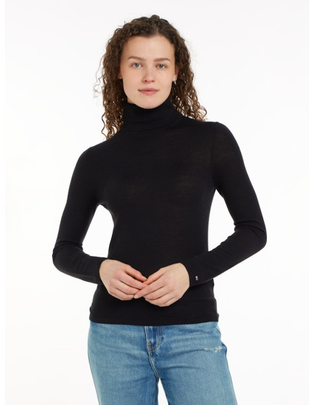 პიჯაკი Tommy Hilfiger - MERINO ROLL-NK SWEATER