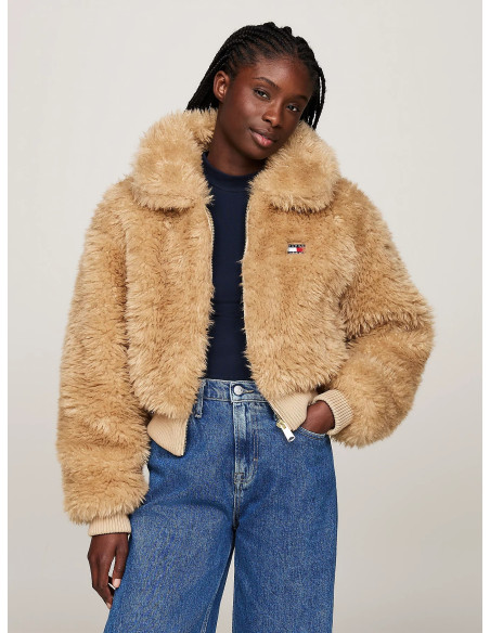 ქურთუკი Tommy Jeans - TJW FAUX SHEARLING JACKET