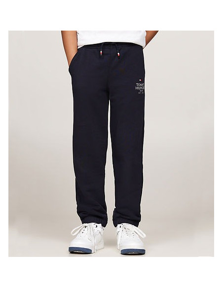 შარვალი TOMMY HILFIGER - TH LOGO PUFF PRINT SWEATPANTS