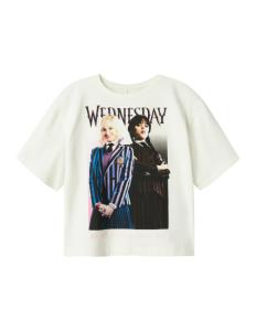 მაისური NAME IT - NKFADMA WEDNESDAY SS RLX TOP BOX SKY