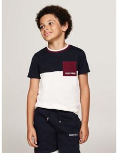 მაისური TOMMY HILFIGER - COLORBLOCK EMBROIDERED TEE SS