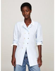 პერანგი Tommy Hilfiger - DOUBLE BUTTON WAISTED SHIRT